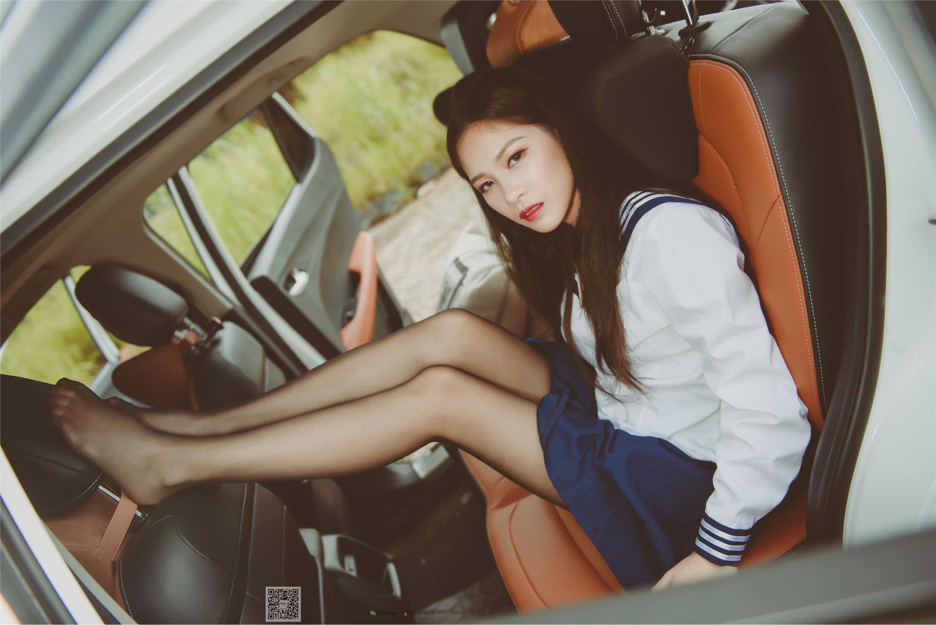 SSA丝社 NO.017 佳佳 小丝妹佳佳练车记